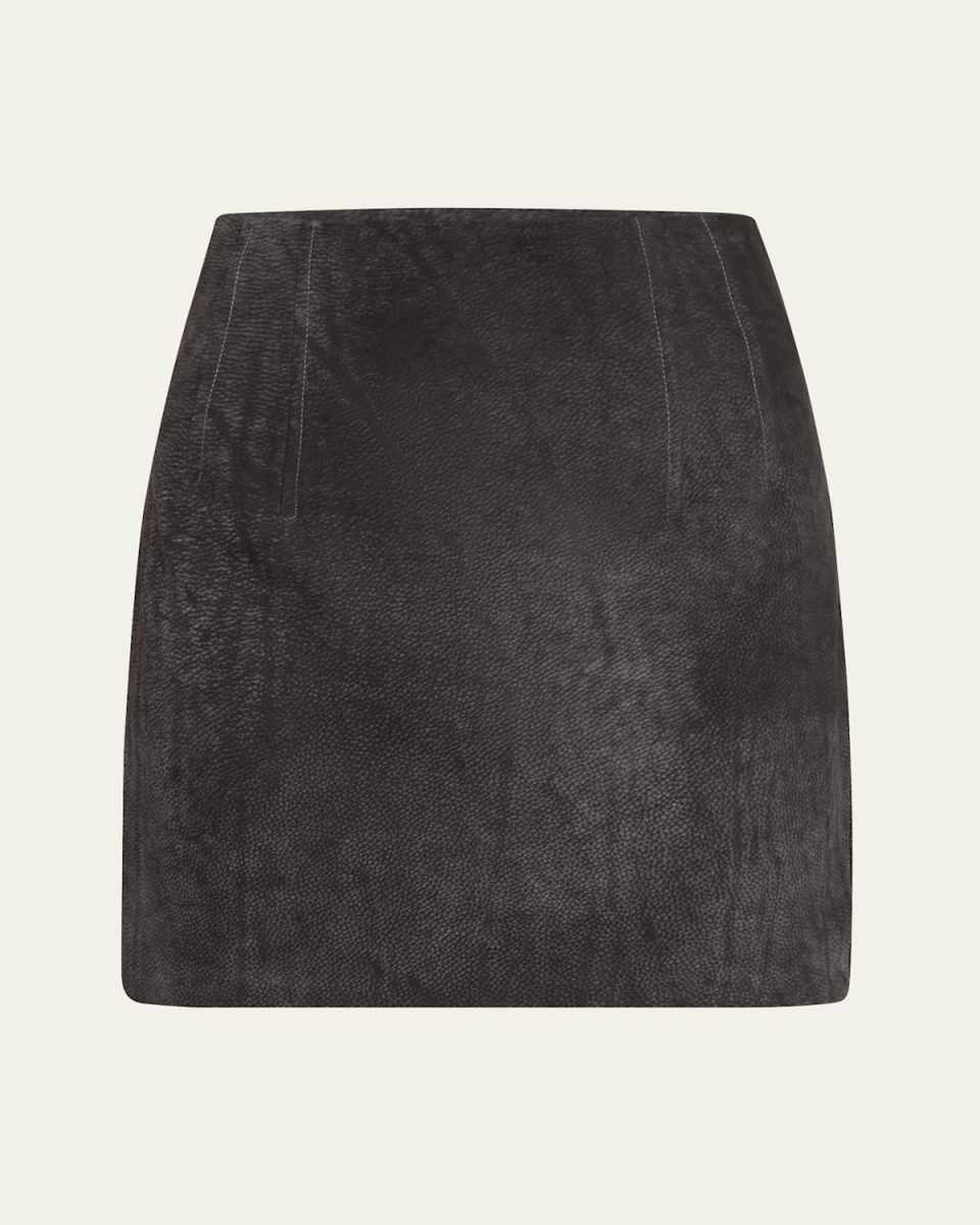 Nubuck Mini Skirt